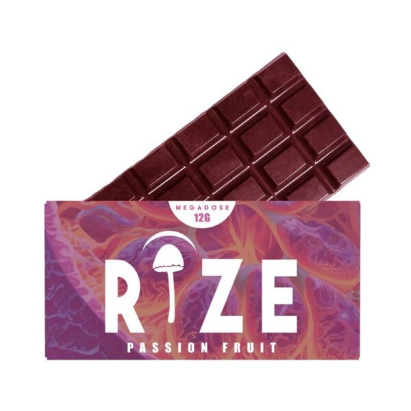 12g-Passion-Fruit.jpg Rize – Passion Fruit Megadose Mushroom Chocolate Bar 12G