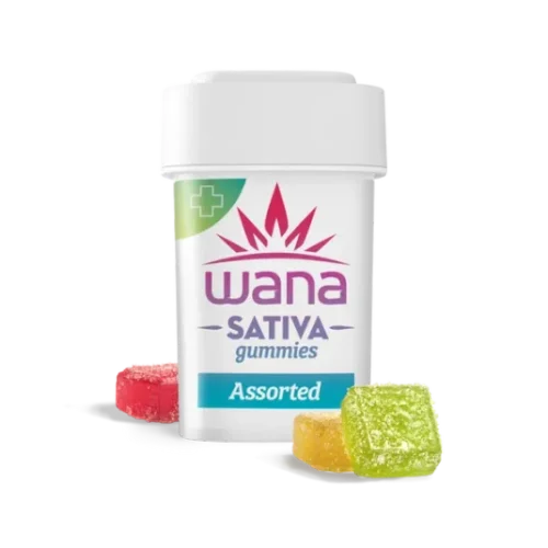 503ad6c5f19b238d67018318eea51363f95a90ae-1400x1400-1.webp ASSORTED FLAVORS (MED) // SATIVA Wana Gummies