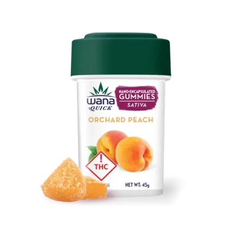 916b848da4a2f4f660e7f580e1c3bb62ade78bc7-1000x1000-1.webp ORCHARD PEACH (MED) Wana Gummies