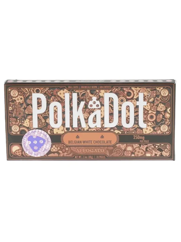 Affogato PolkaDot Mushroom Belgian White Chocolate 250mg