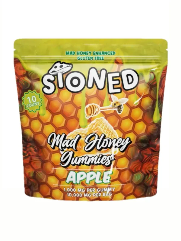 Apple-Stoned-Mad-Honey-Gummies-10000MG-10ct.webp Apple Stoned Mad Honey Gummies 10000MG 10ct