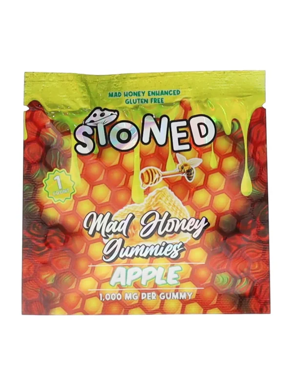 Apple-Stoned-Mad-Honey-Gummies-1000MG-1ct.webp Apple Stoned Mad Honey Gummies 1000MG 1ct