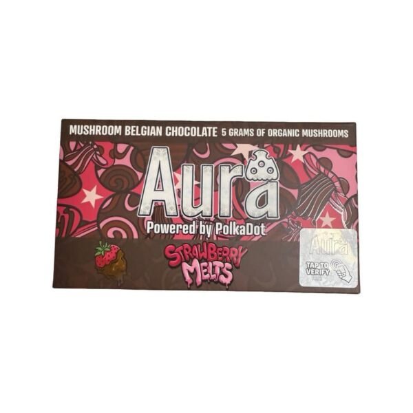 Aura Strawberry Melts Chocolate 5G Bar