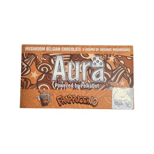 Aura-polkadot-frappuccino-bar.jpg Aura Frappuccino Mushroom Chocolate 5G Bar