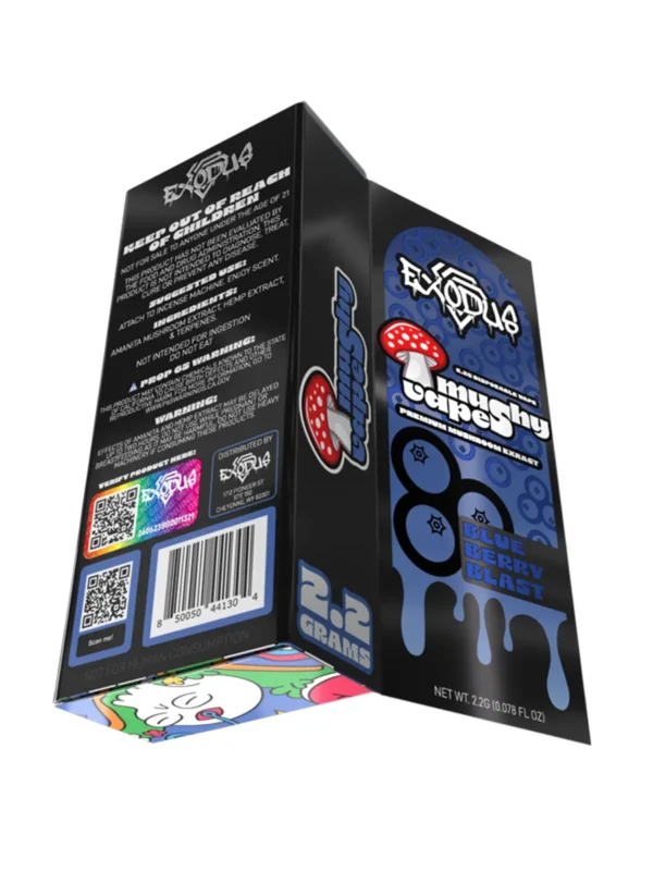 Back-Box-Blueberry-Blast-Exodus-Mushy-Disposable-Vape-2.2G.webp Blueberry Blast Exodus Mushy Disposable Vape 2.2G