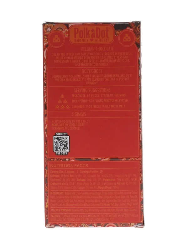 Ooey Gooey PolkaDot Mushroom Belgian Milk Chocolate 250mg
