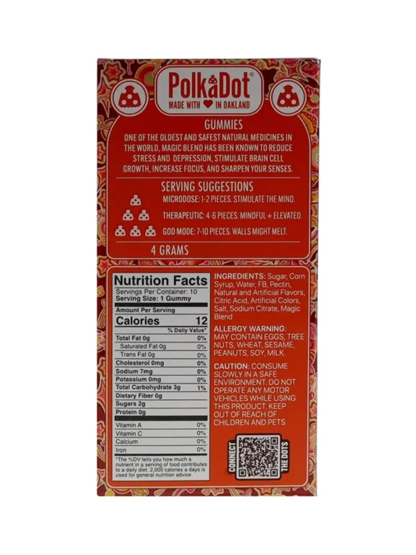 Passion Fruit Guava PolkaDot Belgian Shroom Blend Gummies 4G