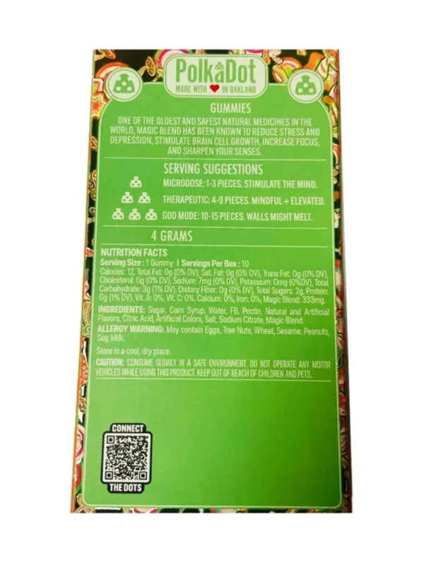 Back-Sour-Martinelli-PolkaDot-Belgian-Shroom-Blend-Gummies.webp Sour Martinelli PolkaDot Belgian Shroom Blend Gummies 4G
