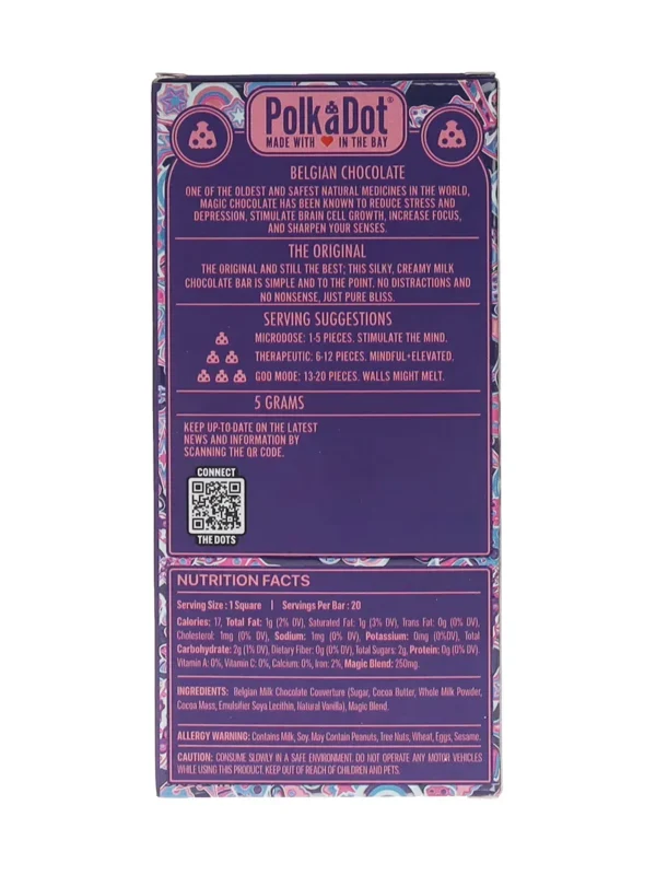 Back-The-Original-PolkaDot-Mushroom-Belgian-Milk-Chocolate.webp The Original PolkaDot Mushroom Belgian Milk Chocolate 250mg