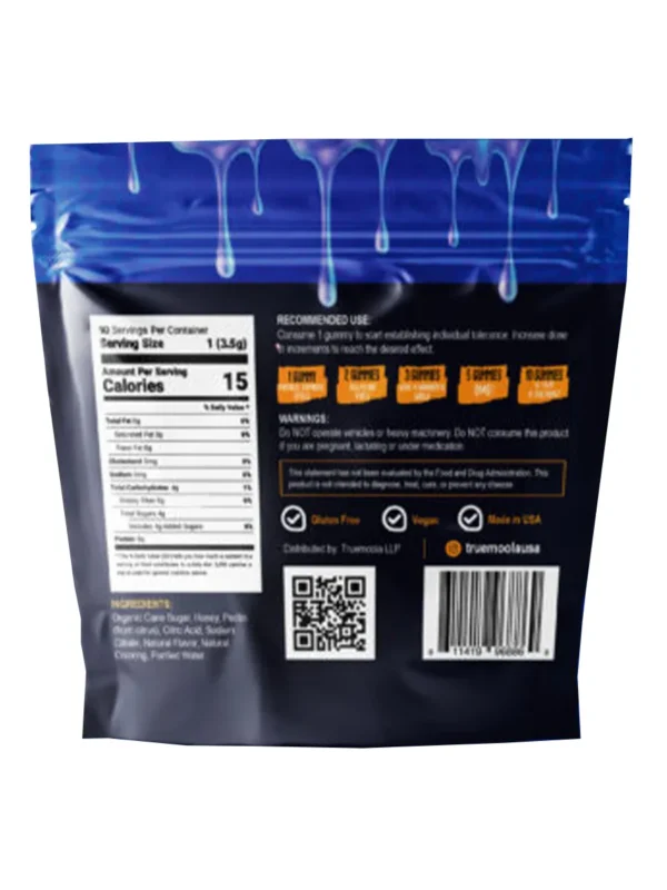 Back-Watermelon-Truemoola-Mad-Honey-Gummies-10000MG.webp Blue Razz Truemoola Mad Honey Gummies 10000MG
