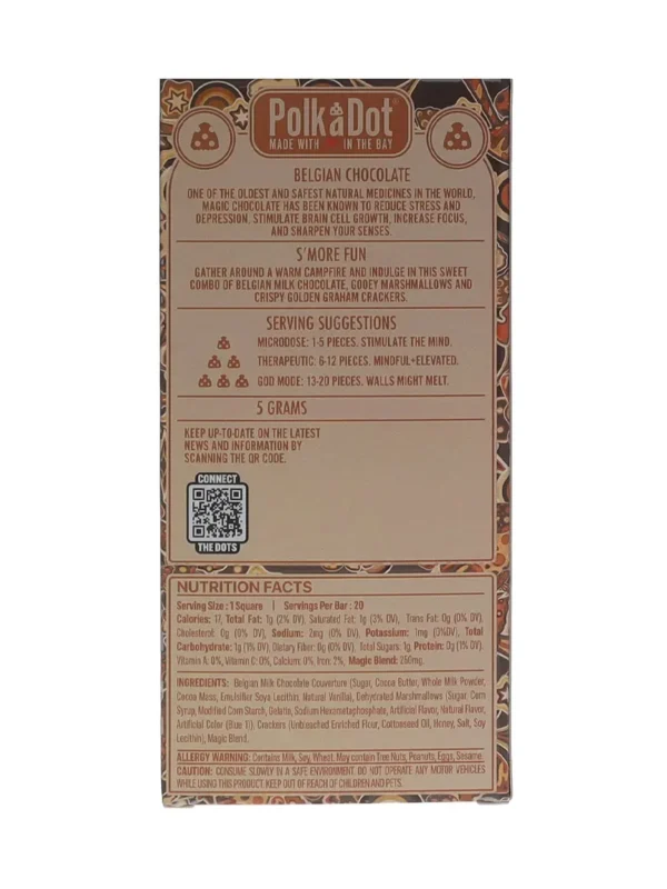 Back-more-Fun-PolkaDot-Mushroom-Belgian-Milk-Chocolate.webp S’more Fun PolkaDot Mushroom Belgian Milk Chocolate 250mg