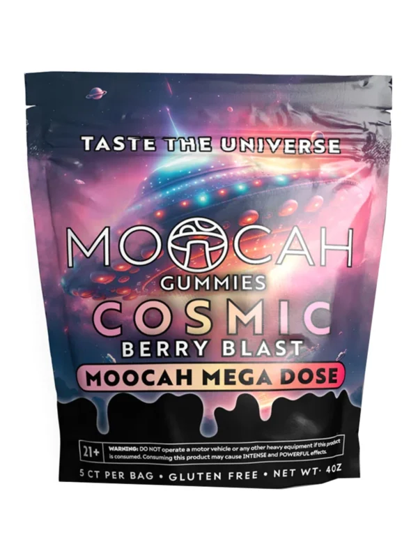 Cosmic Blast Moocah Mega Dose Mushroom Gummies 5ct