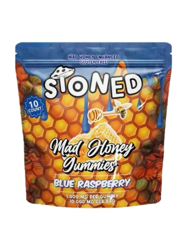 Blue-Raspberry-Stoned-Mad-Honey-Gummies-10000MG-10ct.webp Blue Raspberry Stoned Mad Honey Gummies 10000MG 10ct