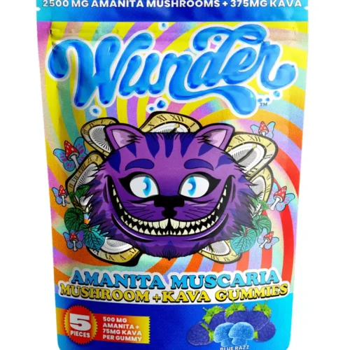 Blue-razz-WUNDER-AMANITA-MUSCARIA-MUSHROOM-GUMMIES-2500MG.webp Blue Razz Wunder Amanita Muscaria Mushroom + Kava Gummies 2500mg