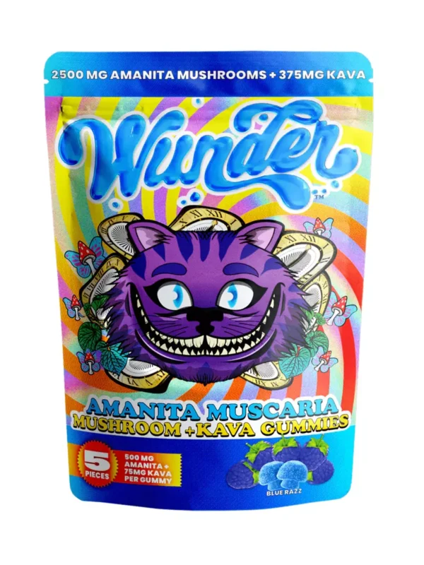 Blue-razz-WUNDER-AMANITA-MUSCARIA-MUSHROOM-GUMMIES-2500MG.webp Blue Razz Wunder Amanita Muscaria Mushroom + Kava Gummies 2500mg