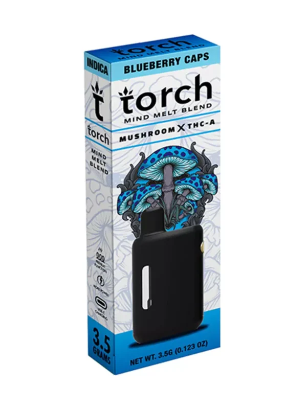 Blueberry-Gaps-Torch-Mind-melt-blend-mushroom-X-THC-A-3.5g.webp Blueberry Caps Torch Mind Melt Mushroom x THC-A Blend Vape 3.5G