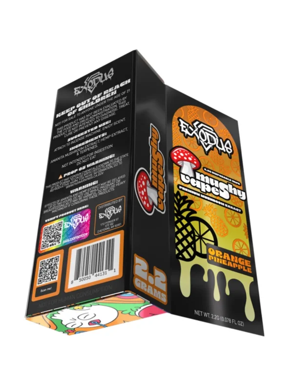 Box-Back-Orange-Pineapple-Exodus-Mushy-Disposable-Vape-2.2G.webp Orange Pineapple Exodus Mushy Disposable Vape 2.2G