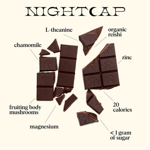 Alice Mushrooms Nightcap Chocolate Bar