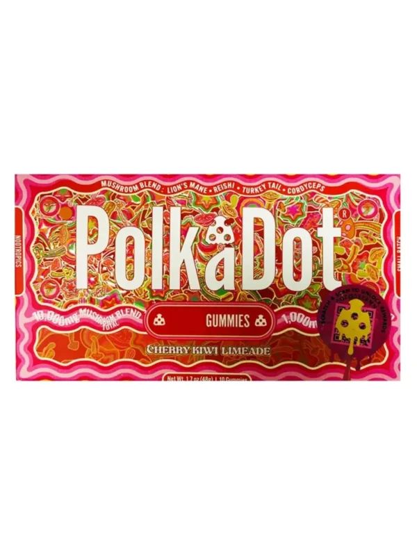 Cherry Kiwi Limeade PolkaDot Belgian Shroom Blend Gummies 4G