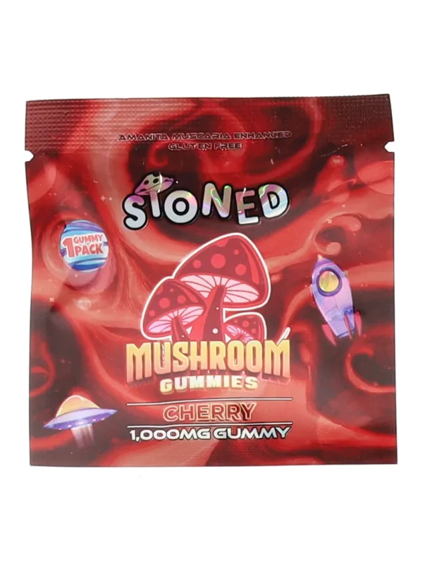 Cherry Stoned Amanita Muscaria Mushroom Gummies 1000MG