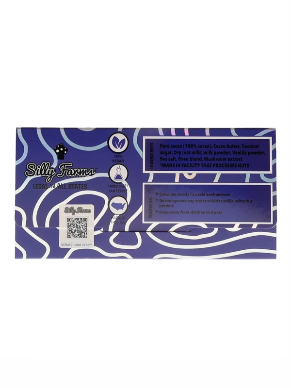 Cookies-And-Magic-Silly-Farms-Magic-Mushroom-Chocolate-Back.webp Cookies And Silly Farms Mushroom Chocolate 7G