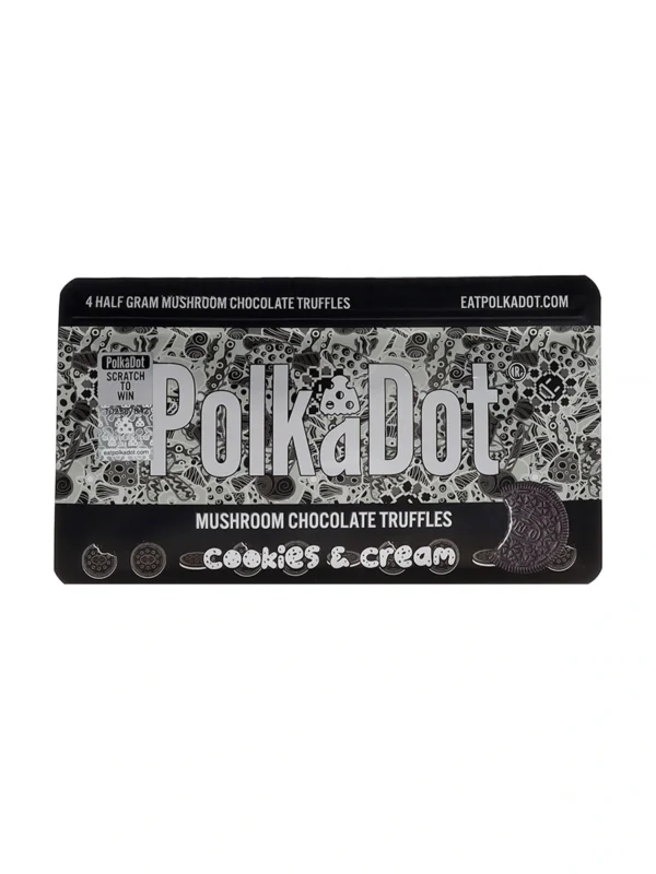 Cookies-Cream-Polkadot-Mushroom-Chocolate-Truffles-4-Half-Gram.webp Cookies & Cream Polkadot Mushroom Chocolate Truffles 4 Half Gram
