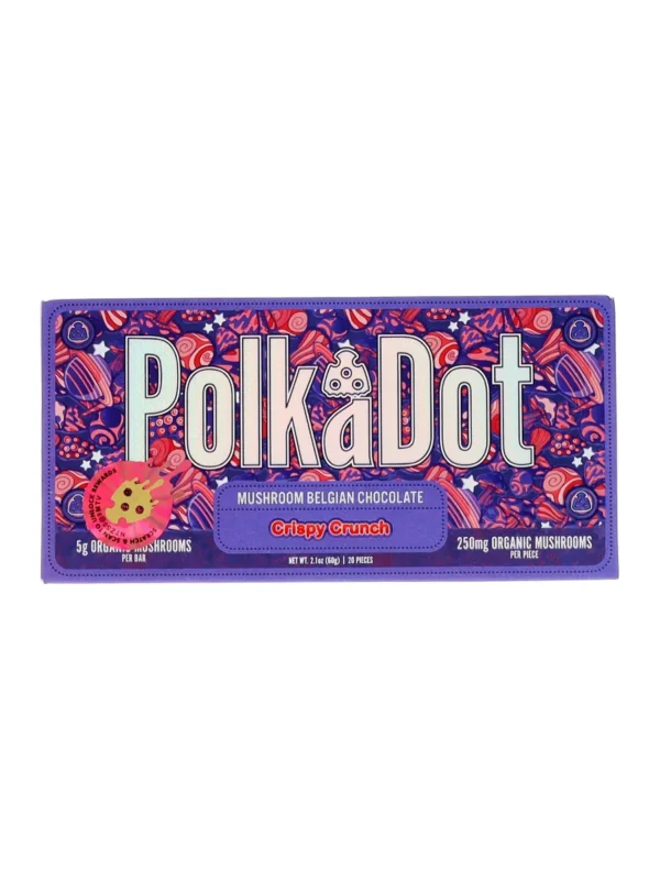 Crispy-Crunch-PolkaDot-Magic-Mushroom-Belgian-Milk-Chocolate-250mg.webp Crispy Crunch PolkaDot Mushroom Belgian Milk Chocolate 250mg