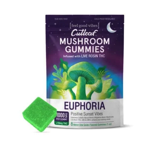 Cutleaf-Euphoria-Mushroom-Gummies-Melon-1.webp Sunset Melon Dew Gelato Cutleaf Euphoria Mushroom Gummies 1000mg