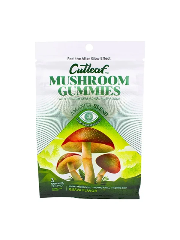 Guava Cutleaf Mushroom Gummies Amanita Blend 500mg