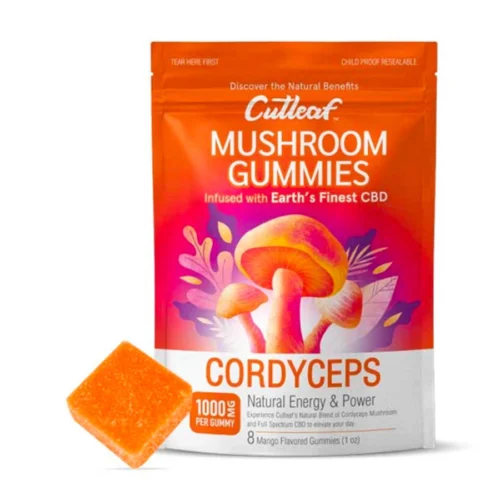 Cutleaf-Mushroom-Gummies-Cordyceps.webp Cordyceps Mango Cutleaf Mushroom CBD Gummies 1000mg