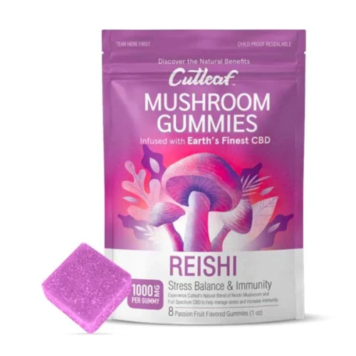 Cutleaf-Mushroom-Gummies-Reishi.webp Reishi Passion Fruit Cutleaf Mushroom CBD Gummies 1000mg