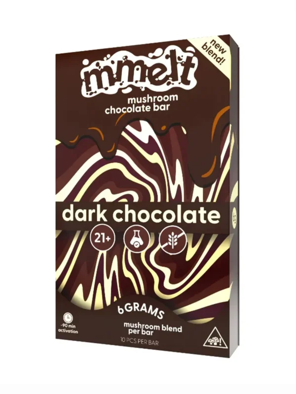 Dark Chocolate Mmelt Magic Mushroom Chocolate Bar 6G