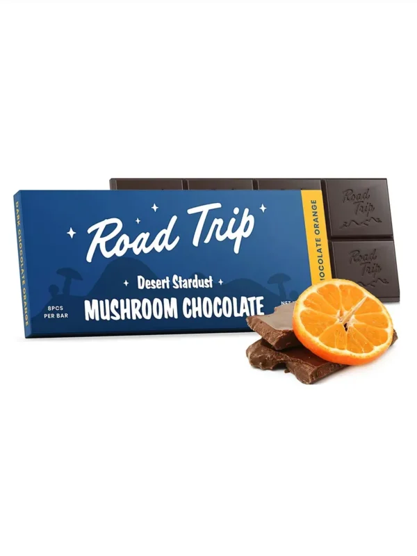 Dark-Chocolate-Orange-Road-Trip-Desert-Stardust-Magic-Mushroom.webp Orange Dark Chocolate Road Trip Desert Stardust Mushroom Chocolate 48G