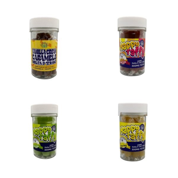 Delta-9-Happy-Taffy-4-pack-bundle-600x600-1.jpg D9 4-Pack Edibles Bundle