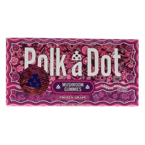 Frozen-Grape-PolkaDot-Magic-Mushroom-Belgian-Magic-Blend-Chocolate.webp Frozen Grape PolkaDot Magic Mushroom Belgian Magic Blend Gummies