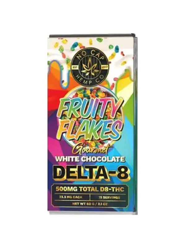 Fruity-Flakes-No-Cap-Hemp-Co-Delta-8-Chocolate-Bar-500mg.webp Fruity Flakes No Cap Hemp Co Delta 8 White Chocolate Bar 500mg