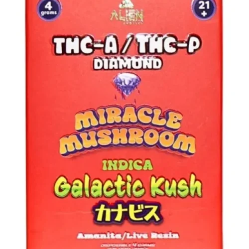 Galactic-Kush.webp Galactic Kush Alien Exotics Miracle Mushroom THC-A x THC-P Blend Disposable Vape 4G