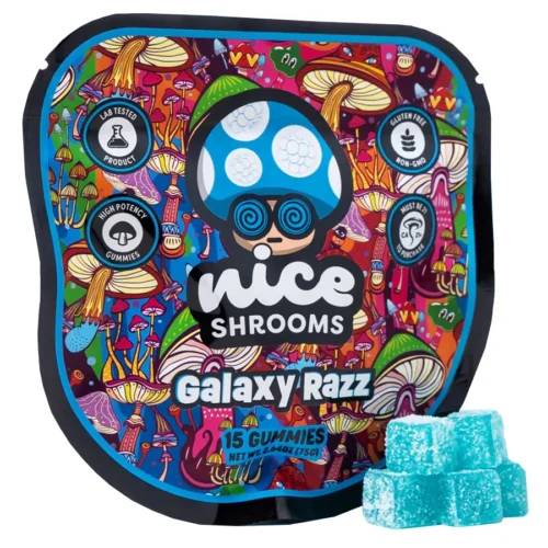 Galaxy-Razz.webp Galaxy Razz Nice Shrooms Mushroom Gummies 15ct 75g