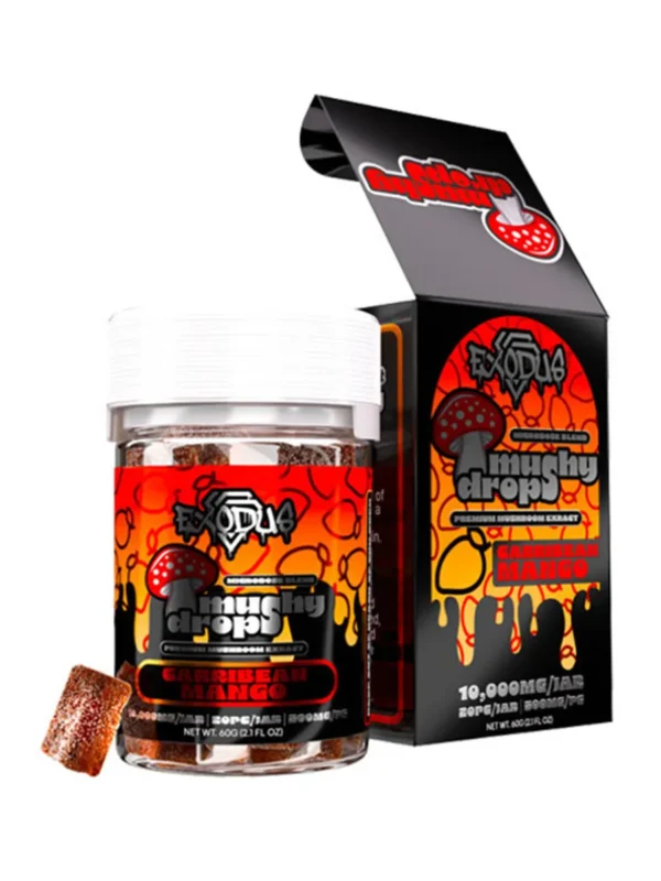 Garribian-Mango.webp Caribbean Mango Exodus Mushy Drops Gummies 10000mg