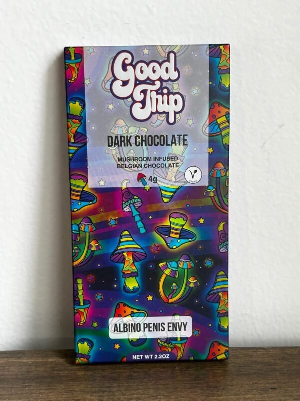 Good-Trip-4G-Dark-Chocolate-Mushroom-Chocolate-Front-rotated-1-1.jpg Good Trip Dark Chocolate Bars