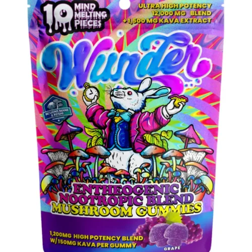 Grape.webp Grape Wunder High Potency Entheogenic Nootropic Blend Mushroom Gummies 12G