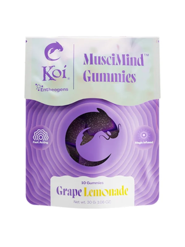 Grape Lemonade Koi Psychedelic Muscimind Gummies 10ct 30g