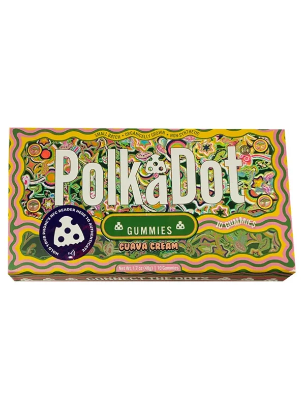 Guava-Cream-PolkaDot-Belgian-Shroom-Blend-Gummies.webp Guava Cream PolkaDot Belgian Shroom Blend Gummies 4G