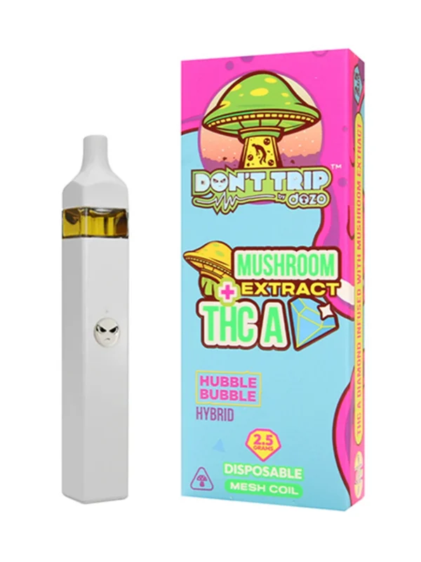 Hubble-Bubble.webp Hubble Bubble Dozo Mushroom Extract + THC-A Disposable 2.5G