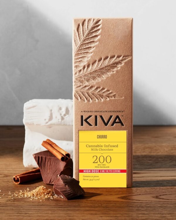 Kiva.HighDose.CH_.ProductImage_Primary.jpg High Dose Churro Milk Chocolate Bar