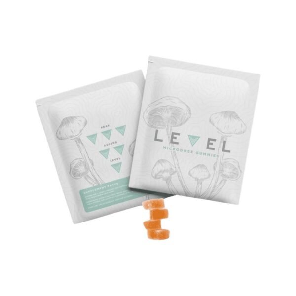 Level-Natural-Citrus-Microdose-Gummies.jpg Level Natural Citrus Microdose Mushroom Gummies 4G
