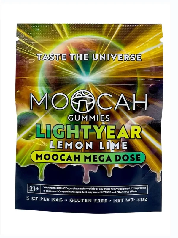 Lightyear Lemon Lime Moocah Mega Dose Mushroom Gummies 5ct