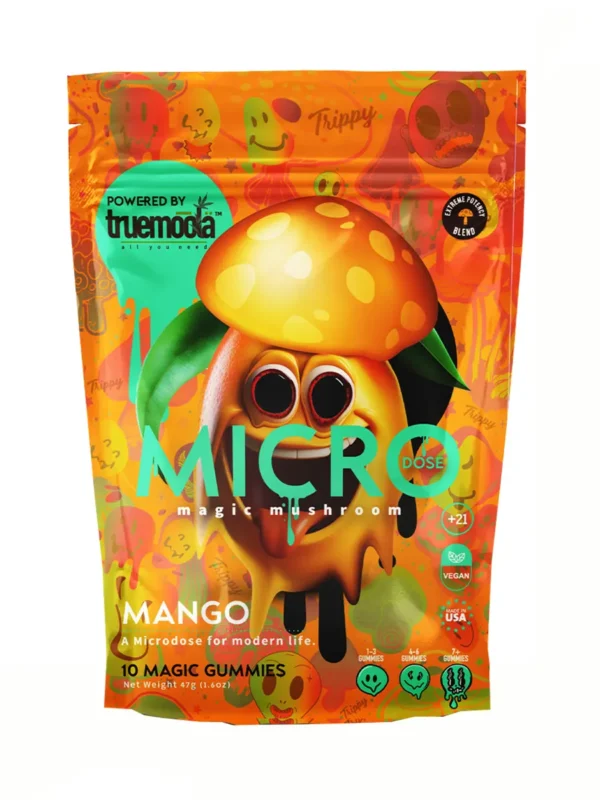 Mango-Truemoola-Micro-Magic-Mushroom.webp Mango Truemoola Micro Shroom Gummies 10ct