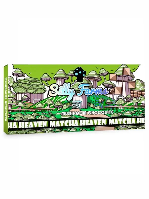 Matcha-Heaven-Silly-Farms-Shroom-Chocolate.webp Matcha Heaven Silly Farms Mushroom Chocolate 7G