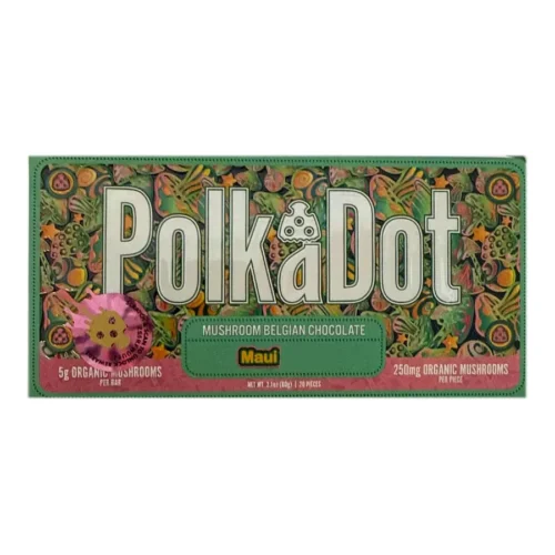Maui-PolkaDot-Mushroom-Belgian-Dark-Chocolate-250mg.webp Maui PolkaDot Mushroom Belgian Dark Chocolate 250mg Per Piece